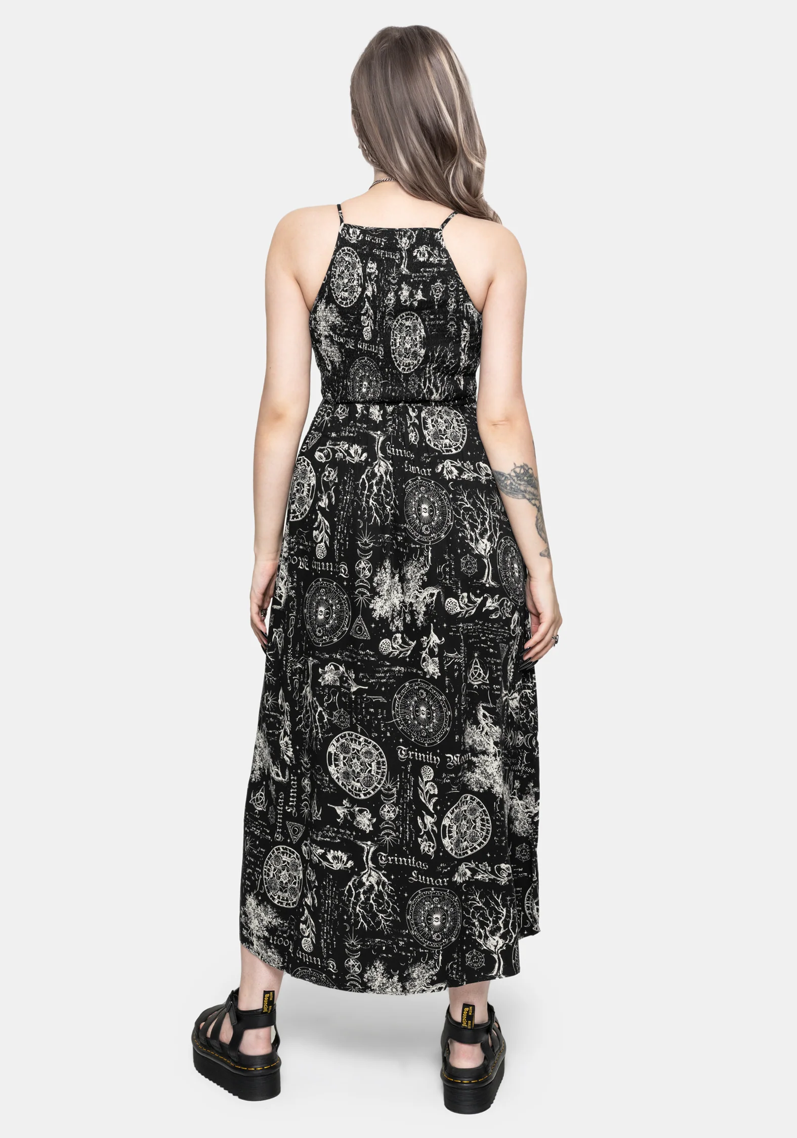Trinity Moon Shirred Racerback Midaxi Dress - Image 3