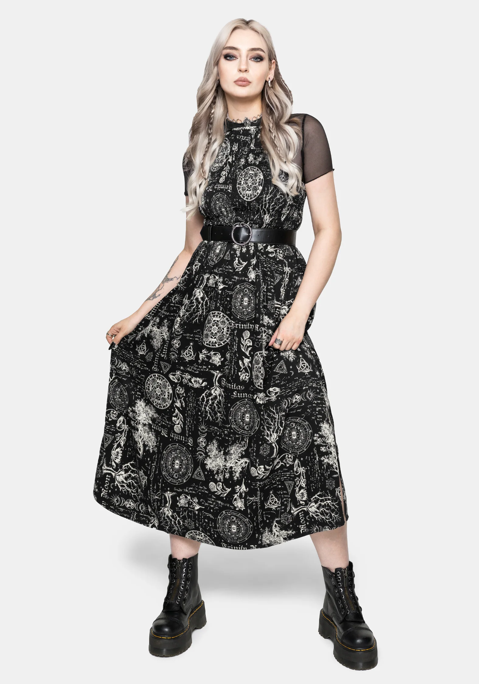 Trinity Moon Shirred Racerback Midaxi Dress - Image 4