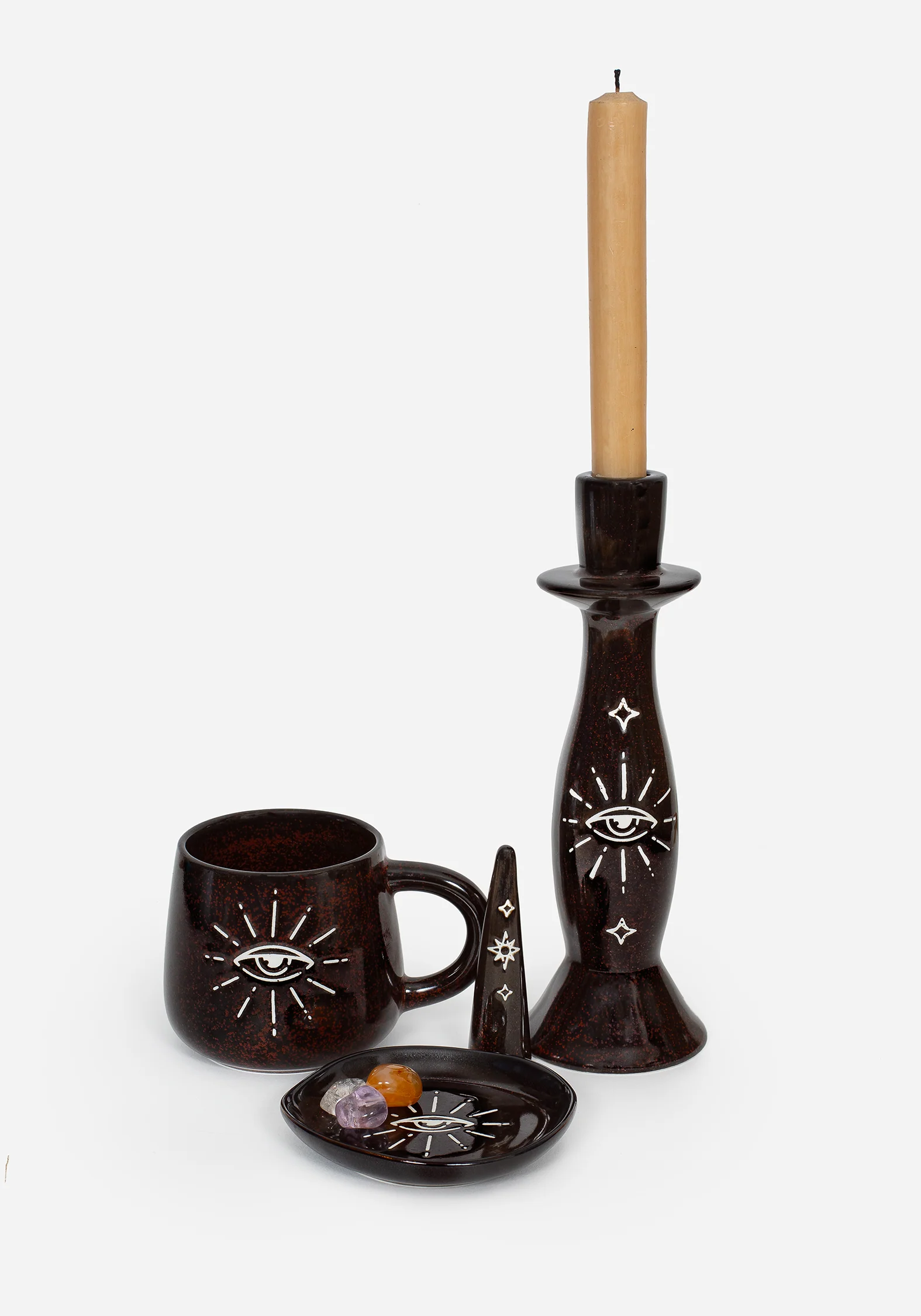 Ura Mystic Eye Trinket Tray and Ring Holder Set (2 Piece Set) - Image 5