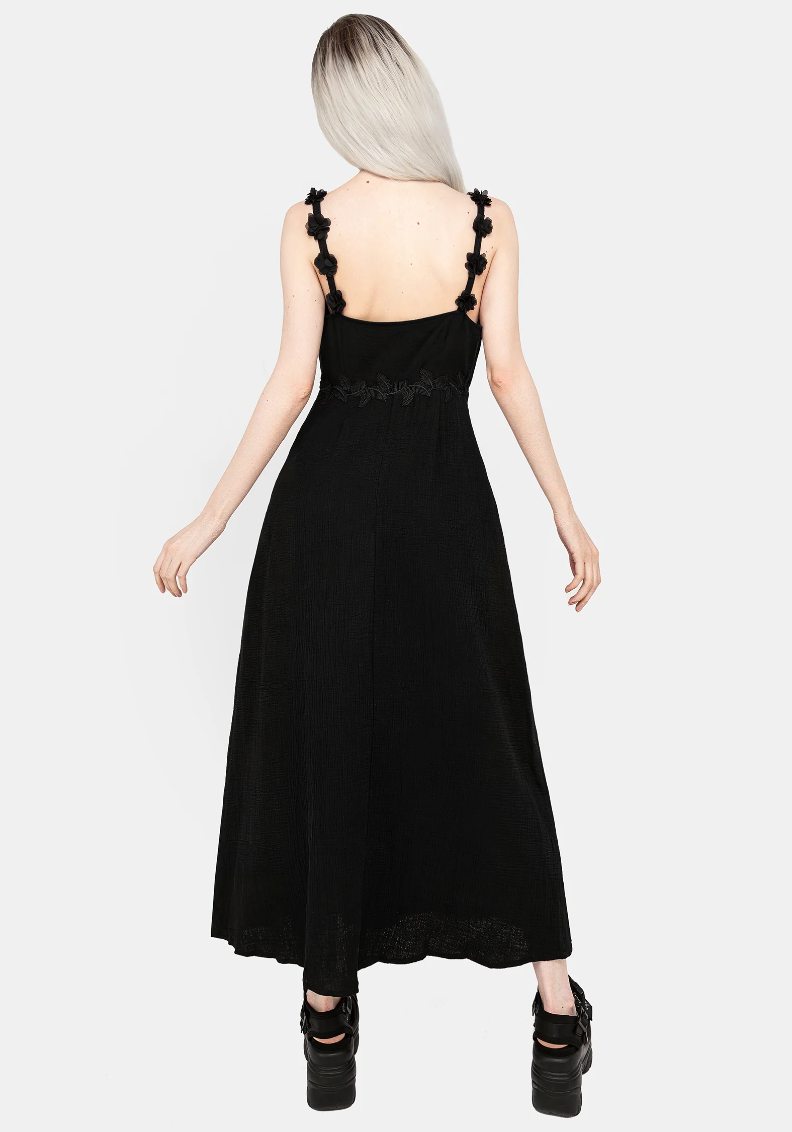 Vine V-Neck Maxi Dress - Image 3