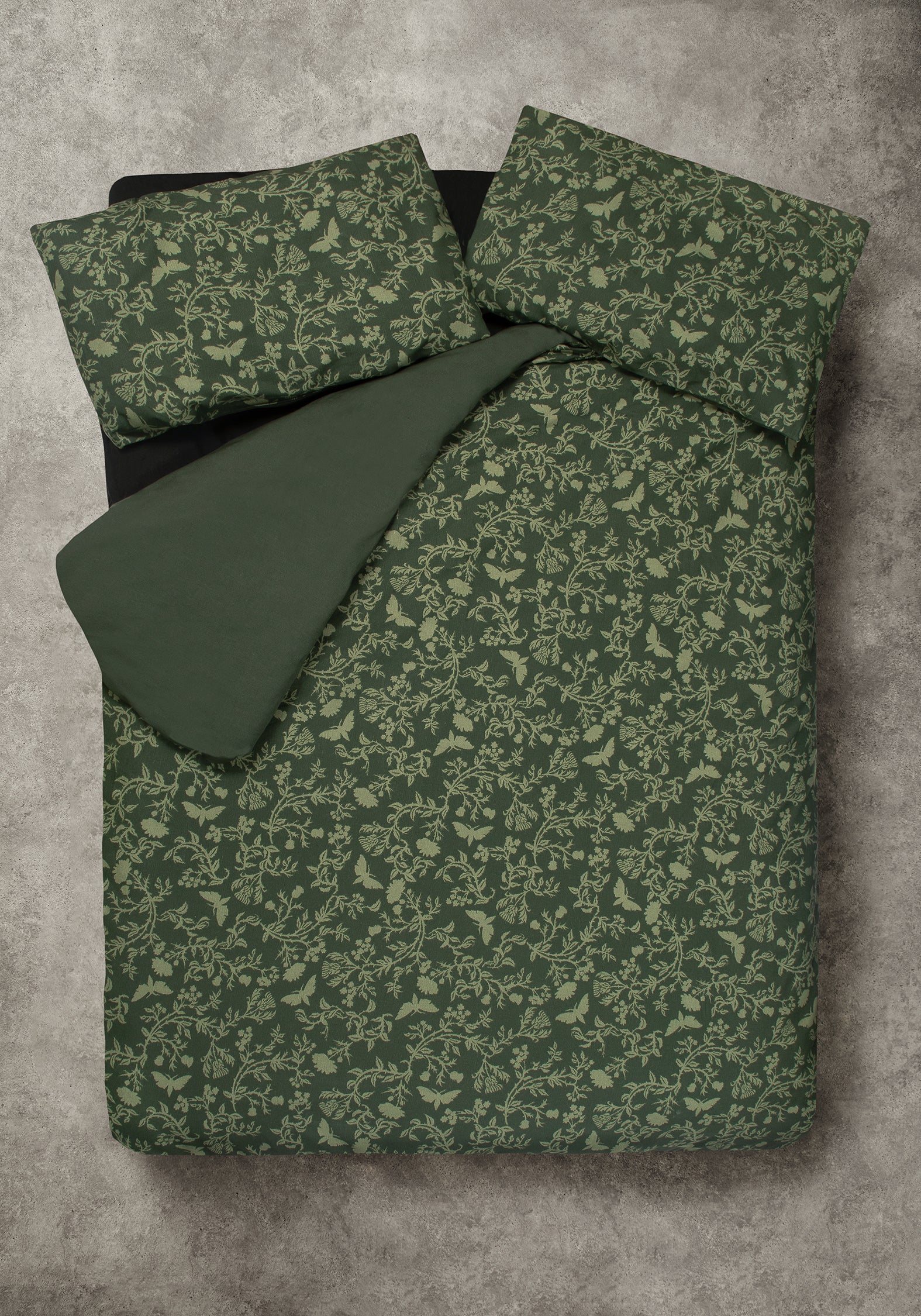 Wildwood Floral Print Cotton Bedding Set - King - Image 4
