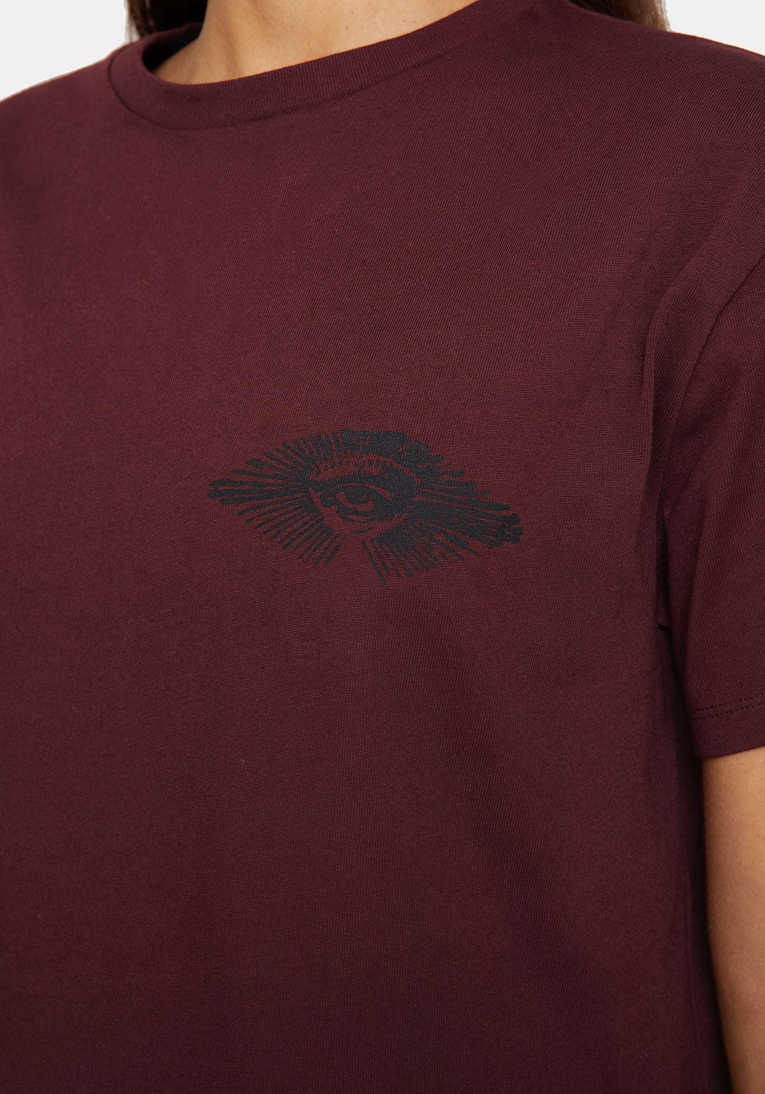 Xove Medieval Graphic Boxy Crop Cotton T-Shirt - Image 5
