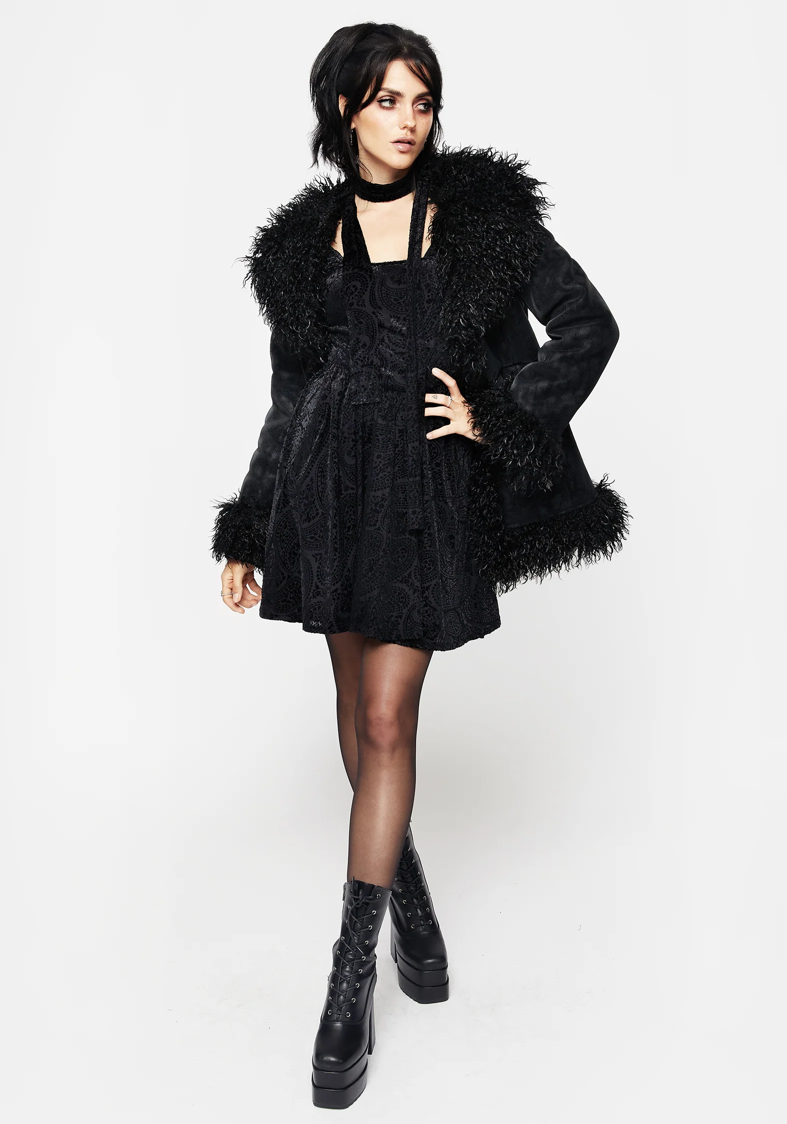 Ygritte Faux Fur Coat - Image 6