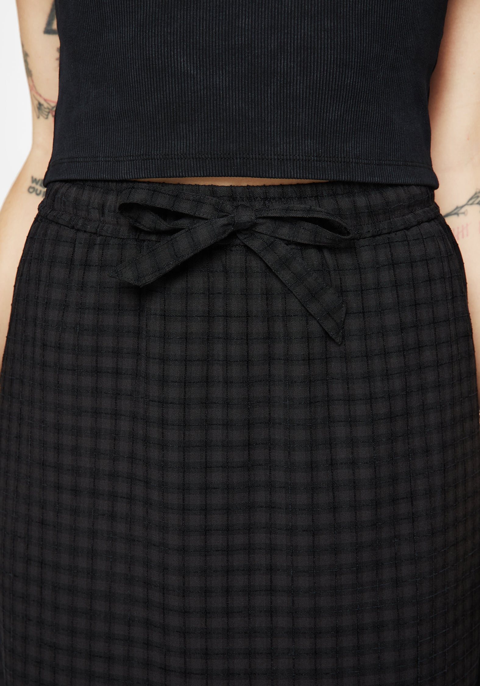 Ziggy Check Midi Skirt - Image 2
